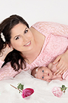 Mama und Baby Fotoshooting